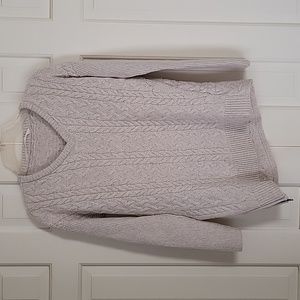 Athleta womens Cashmere wool blend cableknit sweater sz S